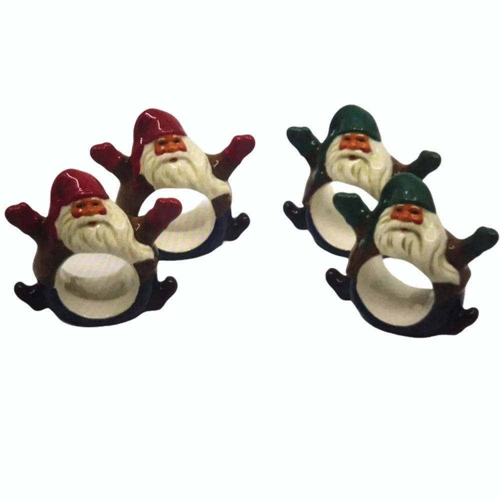 Williams-Sonoma Nordic Elf Napkin Rings